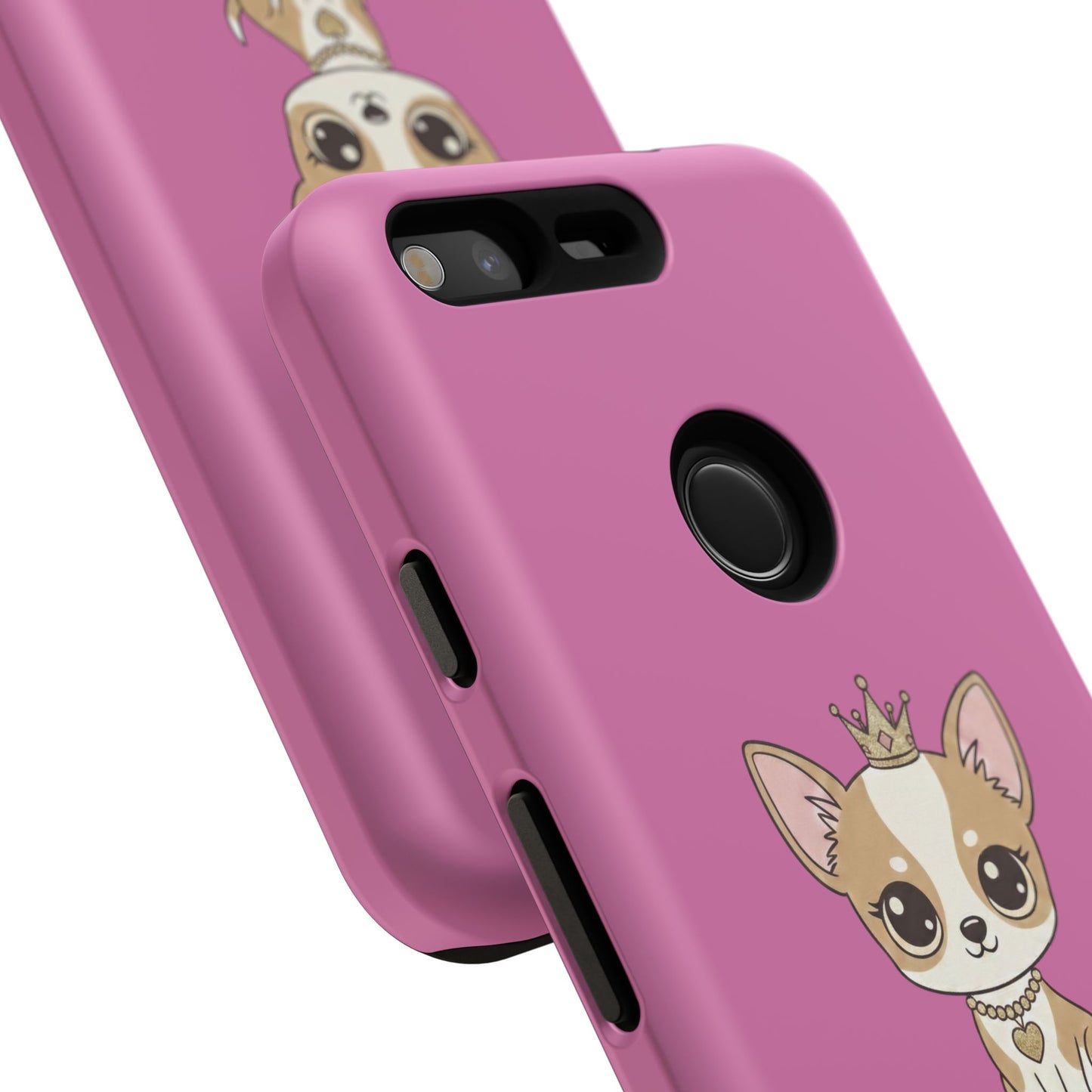 Chihuahua Phone Case — "Life Is Better With a Chihuahua" Cute Pink Protective Case