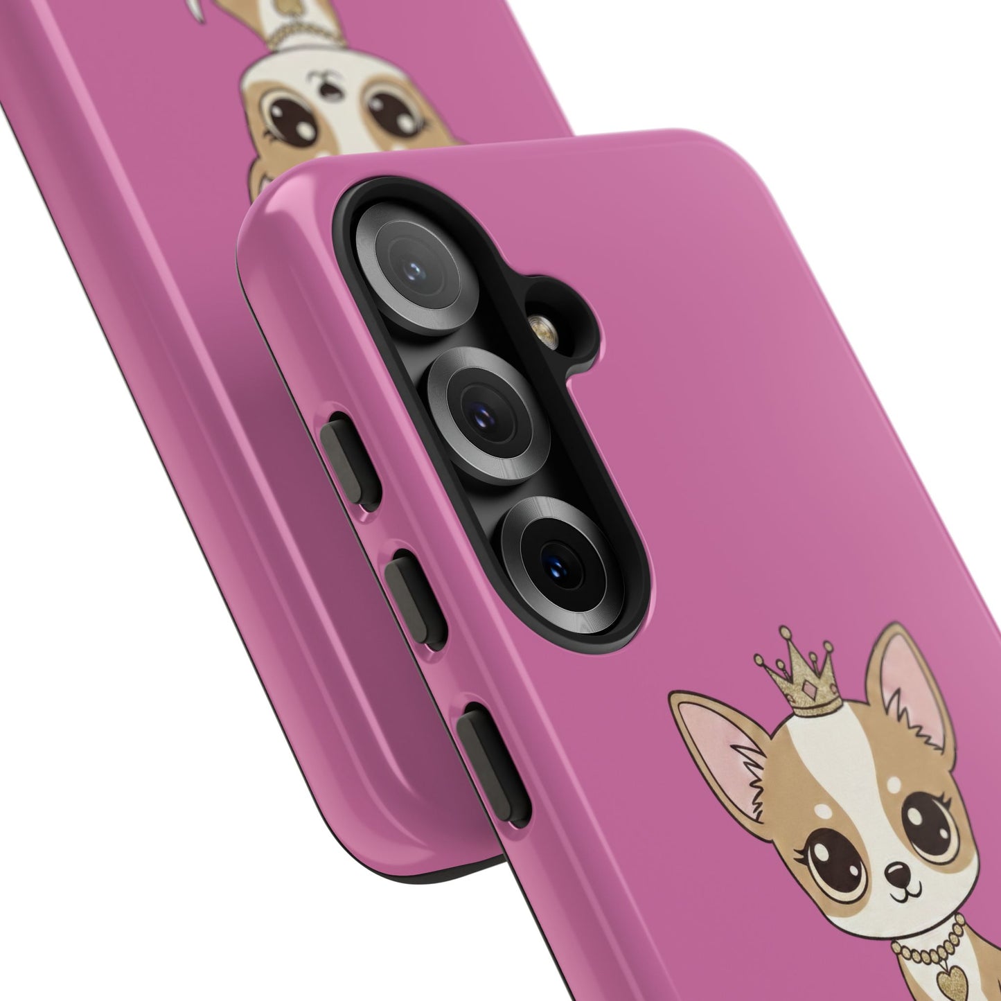 Chihuahua Phone Case — "Life Is Better With a Chihuahua" Cute Pink Protective Case