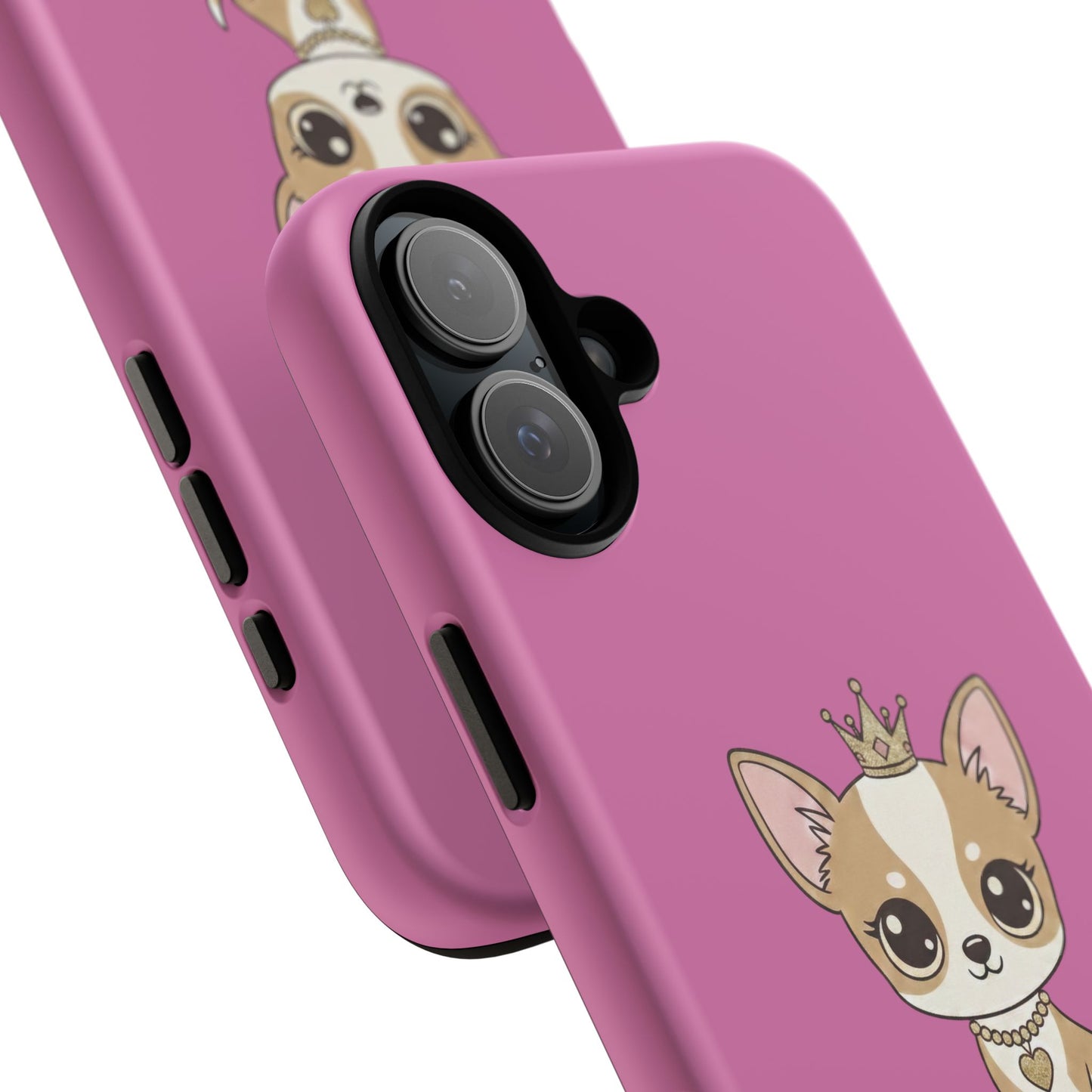 Chihuahua Phone Case — "Life Is Better With a Chihuahua" Cute Pink Protective Case