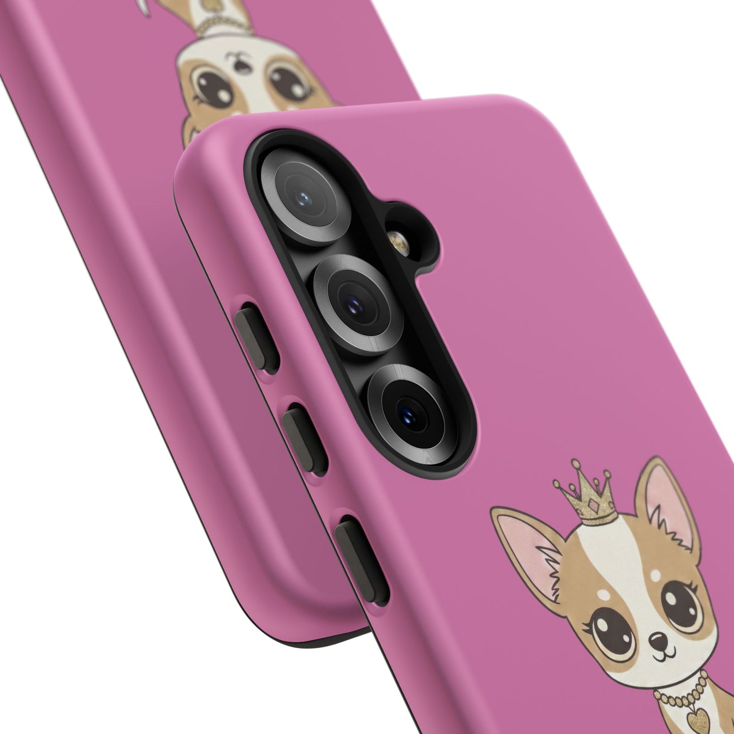 Chihuahua Phone Case — "Life Is Better With a Chihuahua" Cute Pink Protective Case
