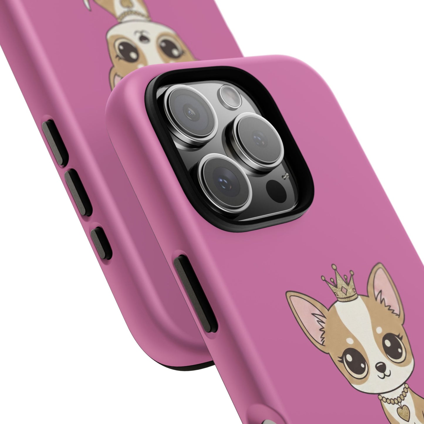 Chihuahua Phone Case — "Life Is Better With a Chihuahua" Cute Pink Protective Case