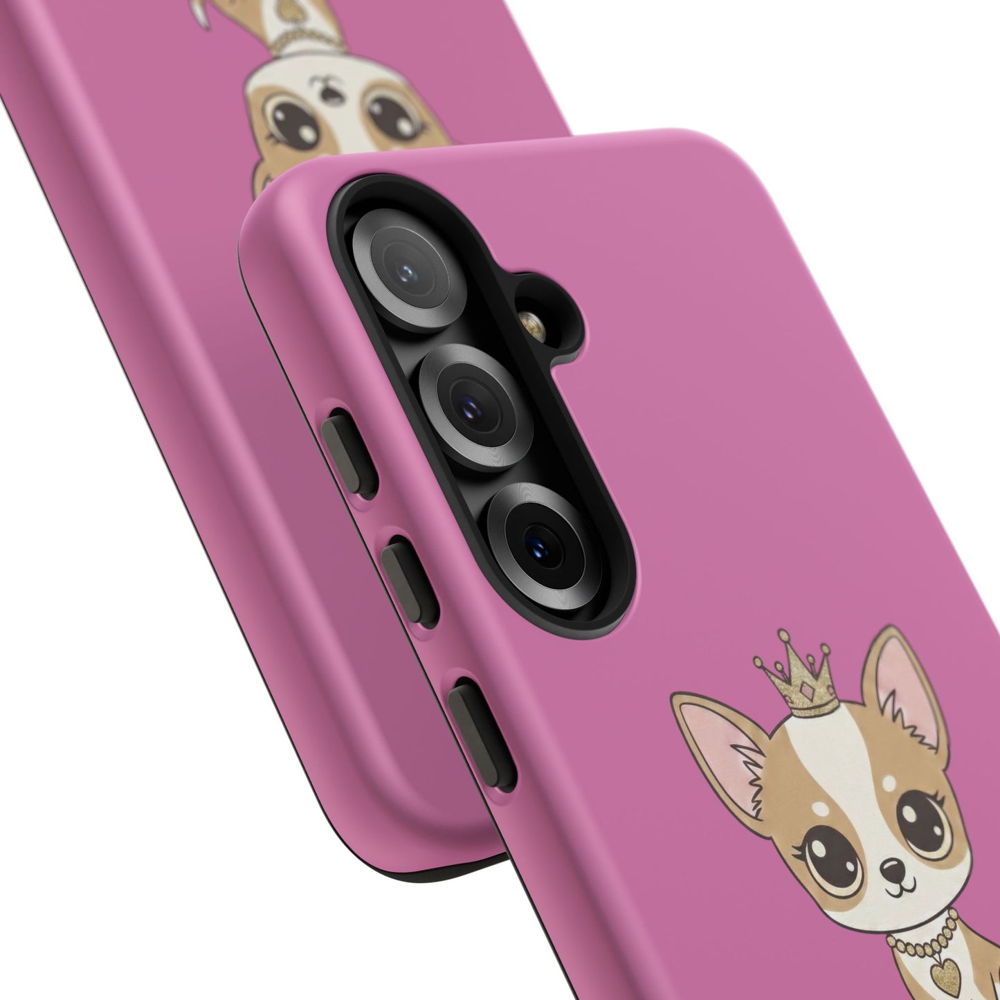 Chihuahua Phone Case — "Life Is Better With a Chihuahua" Cute Pink Protective Case