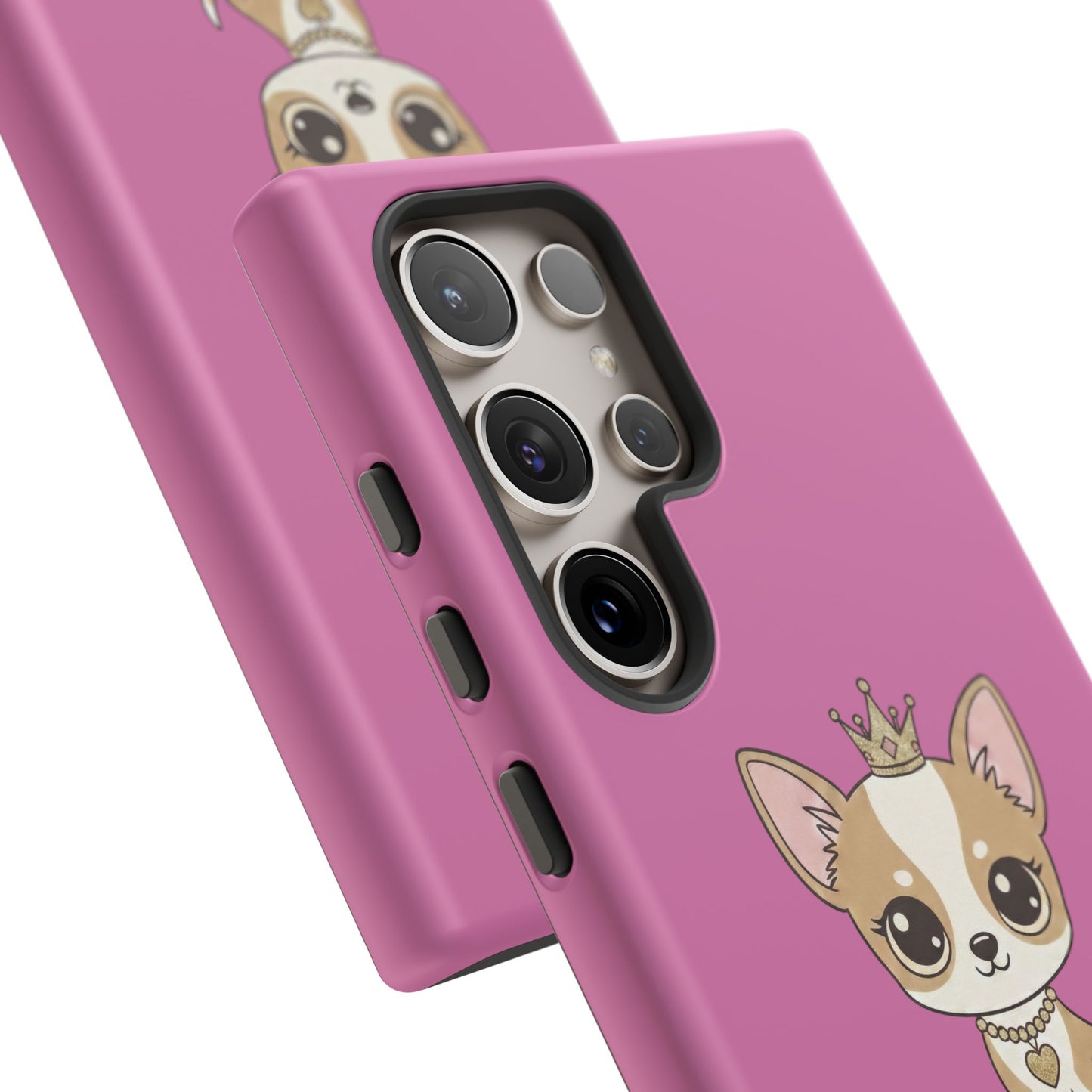 Chihuahua Phone Case — "Life Is Better With a Chihuahua" Cute Pink Protective Case