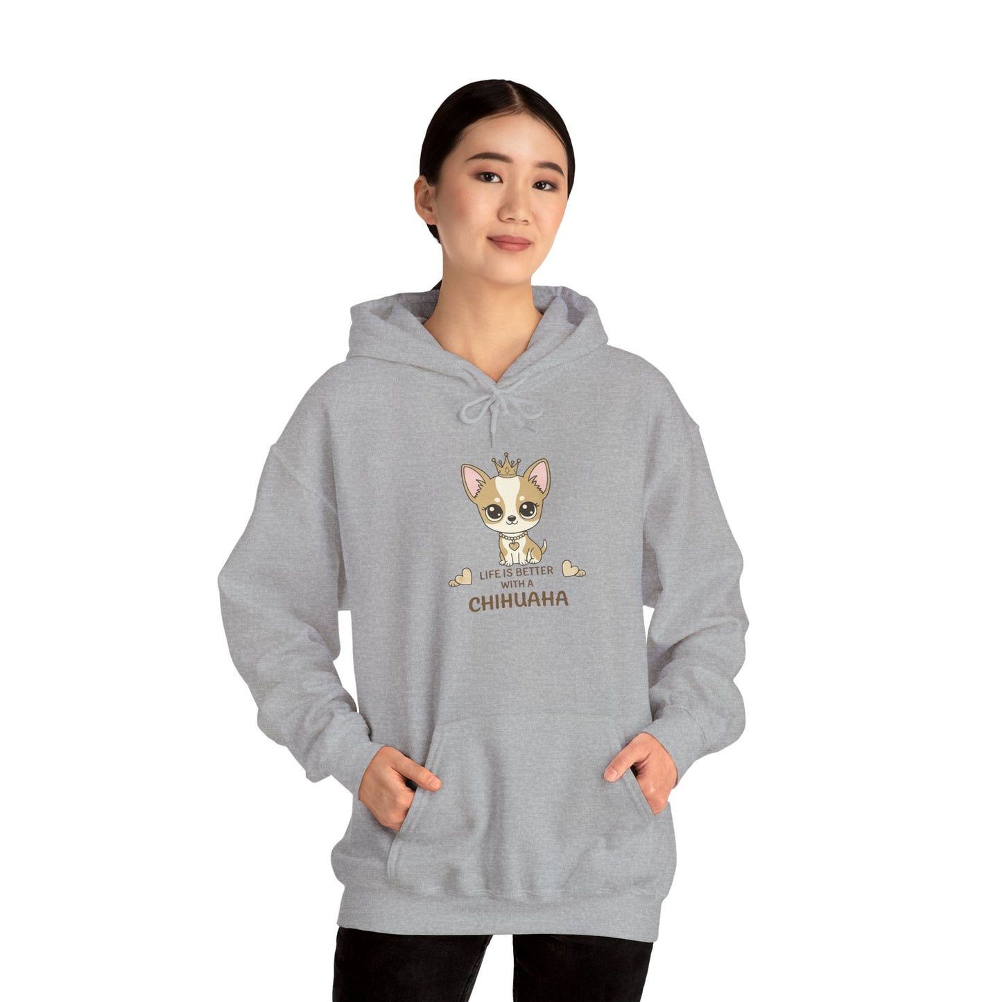 Chihuahua Crown Hoodie – Life Is Better With a Chihuahua