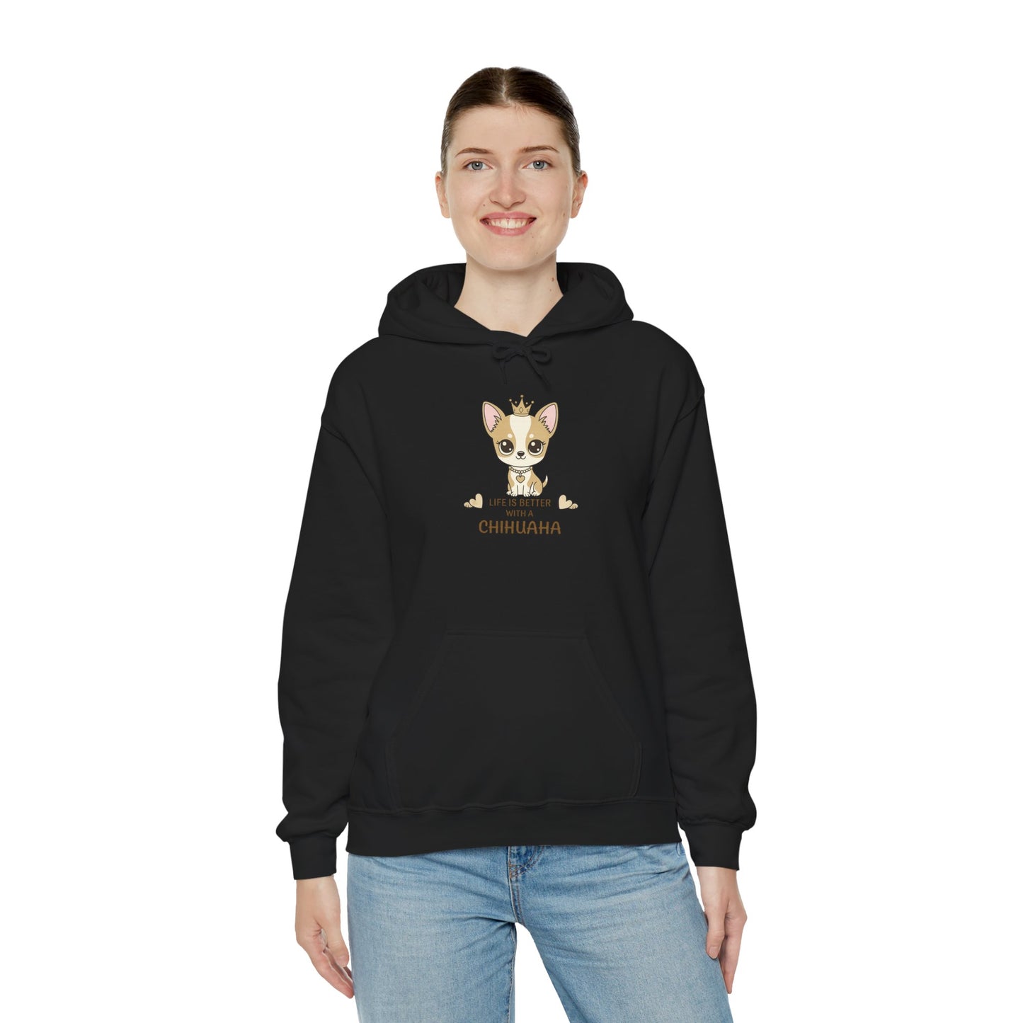 Chihuahua Crown Hoodie – Life Is Better With a Chihuahua