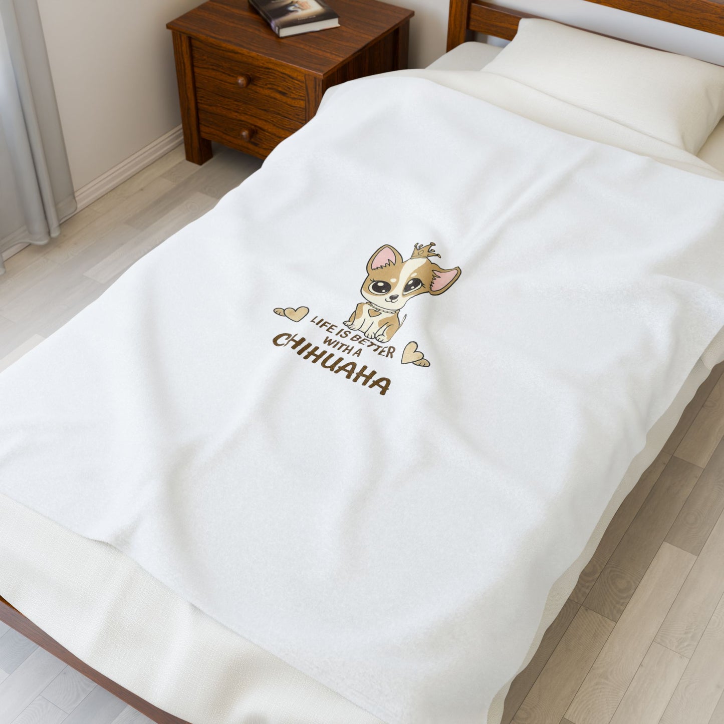 Chihuahua Crown Blanket – Life Is Better With a Chihuahua