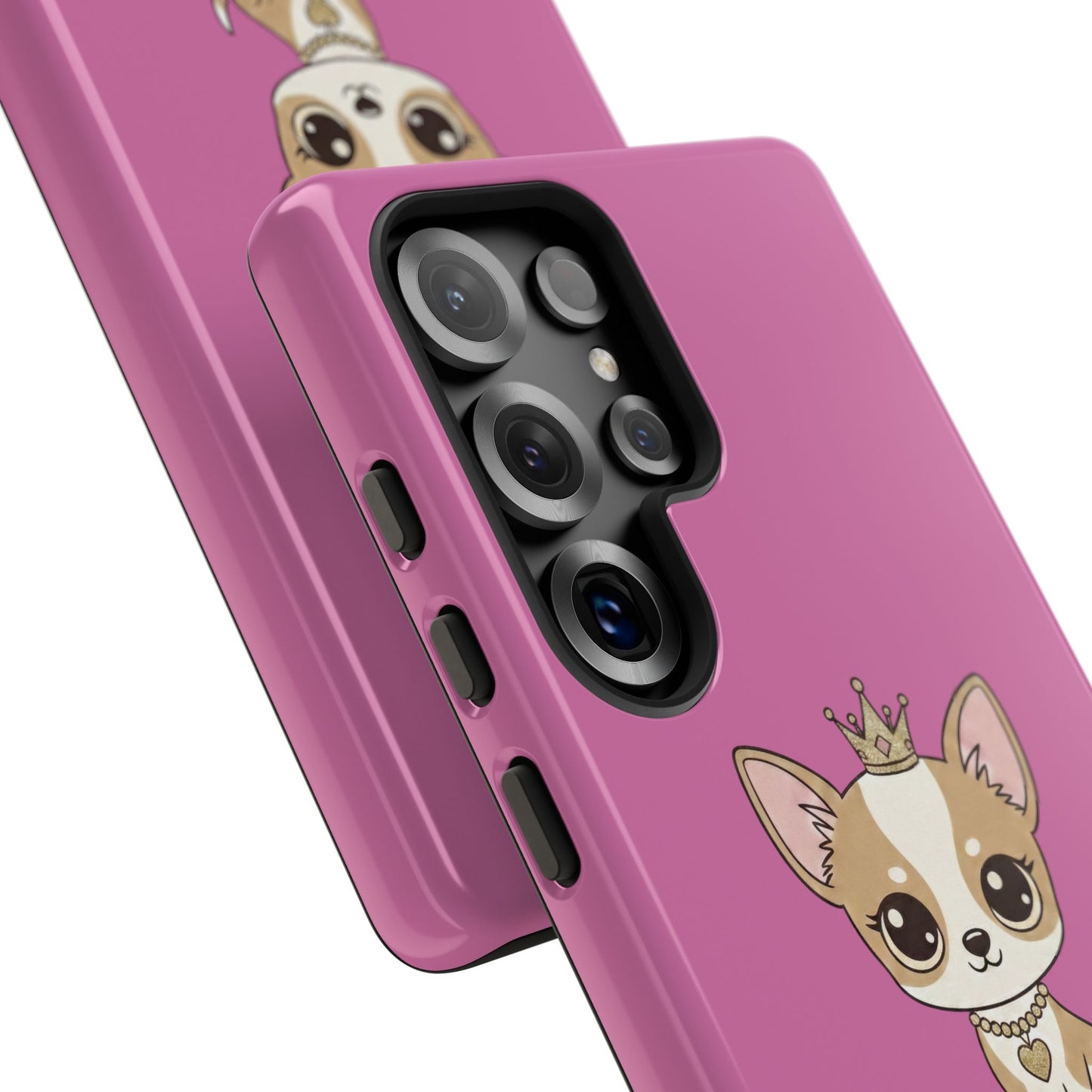 Chihuahua Phone Case — "Life Is Better With a Chihuahua" Cute Pink Protective Case
