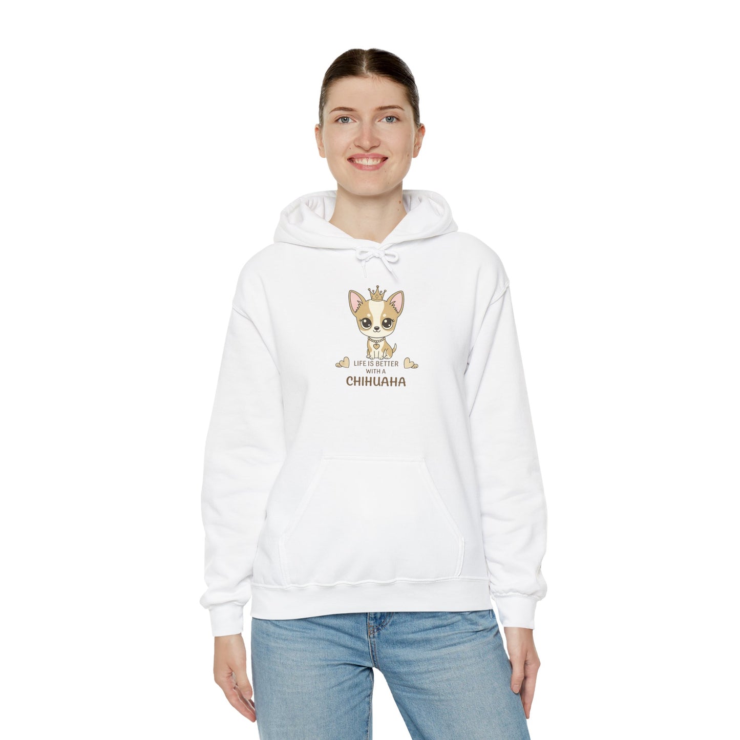 Chihuahua Crown Hoodie – Life Is Better With a Chihuahua