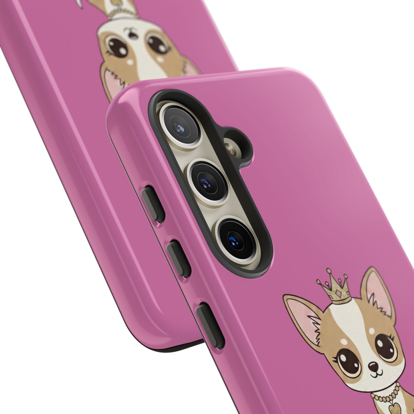 Chihuahua Phone Case — "Life Is Better With a Chihuahua" Cute Pink Protective Case