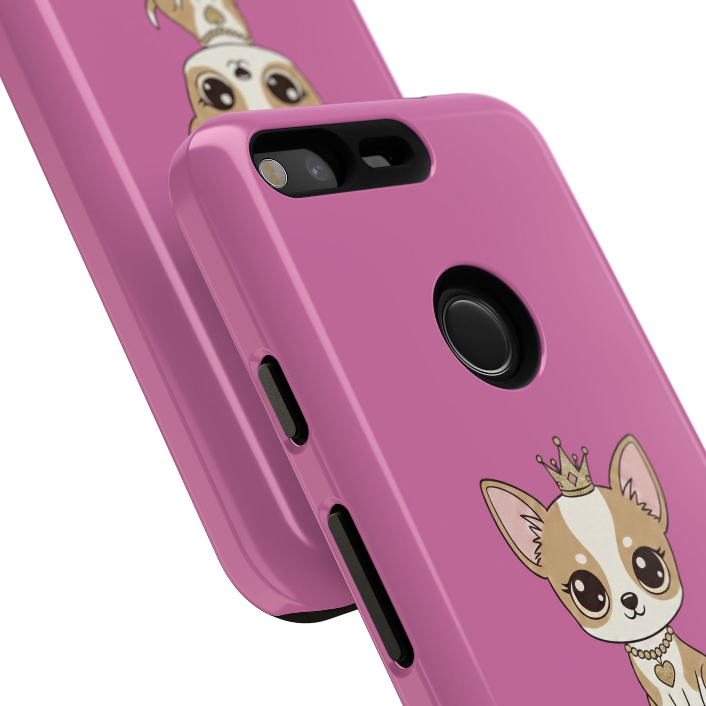 Chihuahua Phone Case — "Life Is Better With a Chihuahua" Cute Pink Protective Case