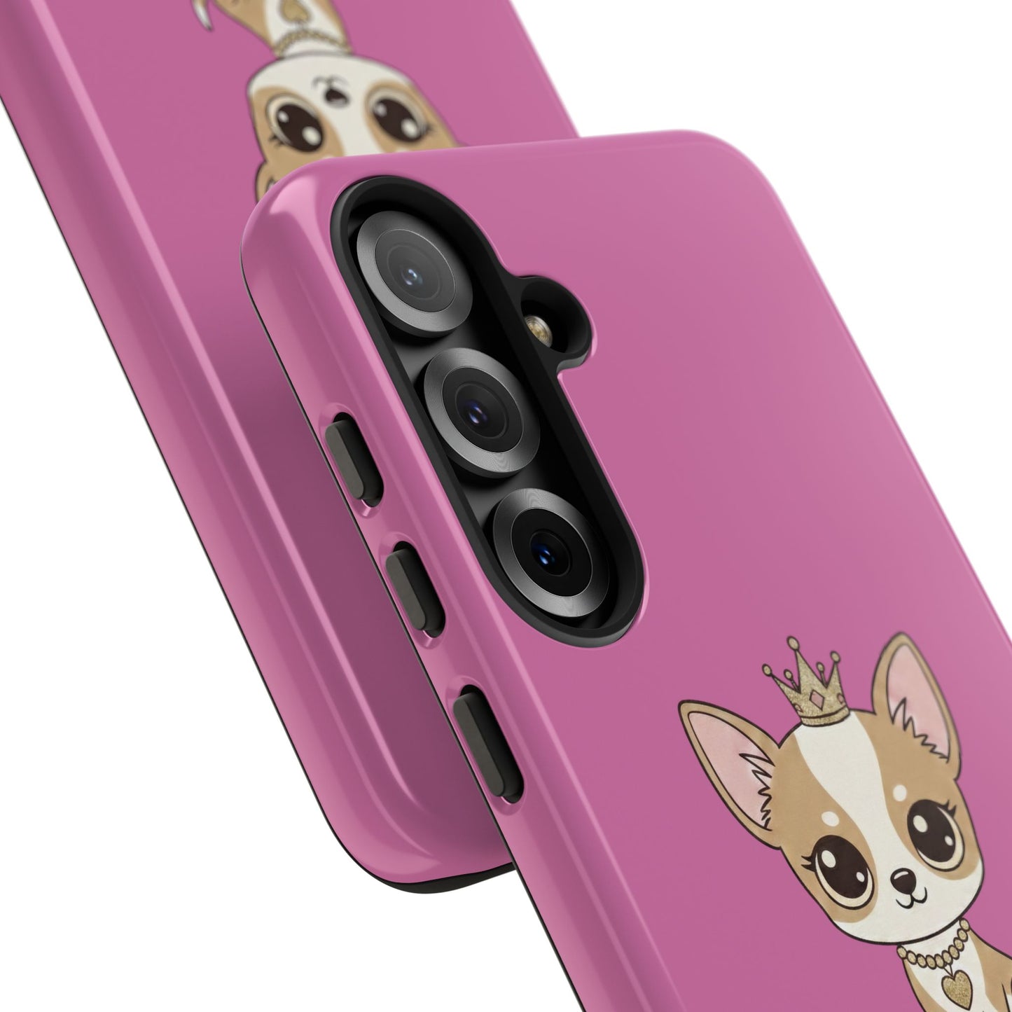 Chihuahua Phone Case — "Life Is Better With a Chihuahua" Cute Pink Protective Case