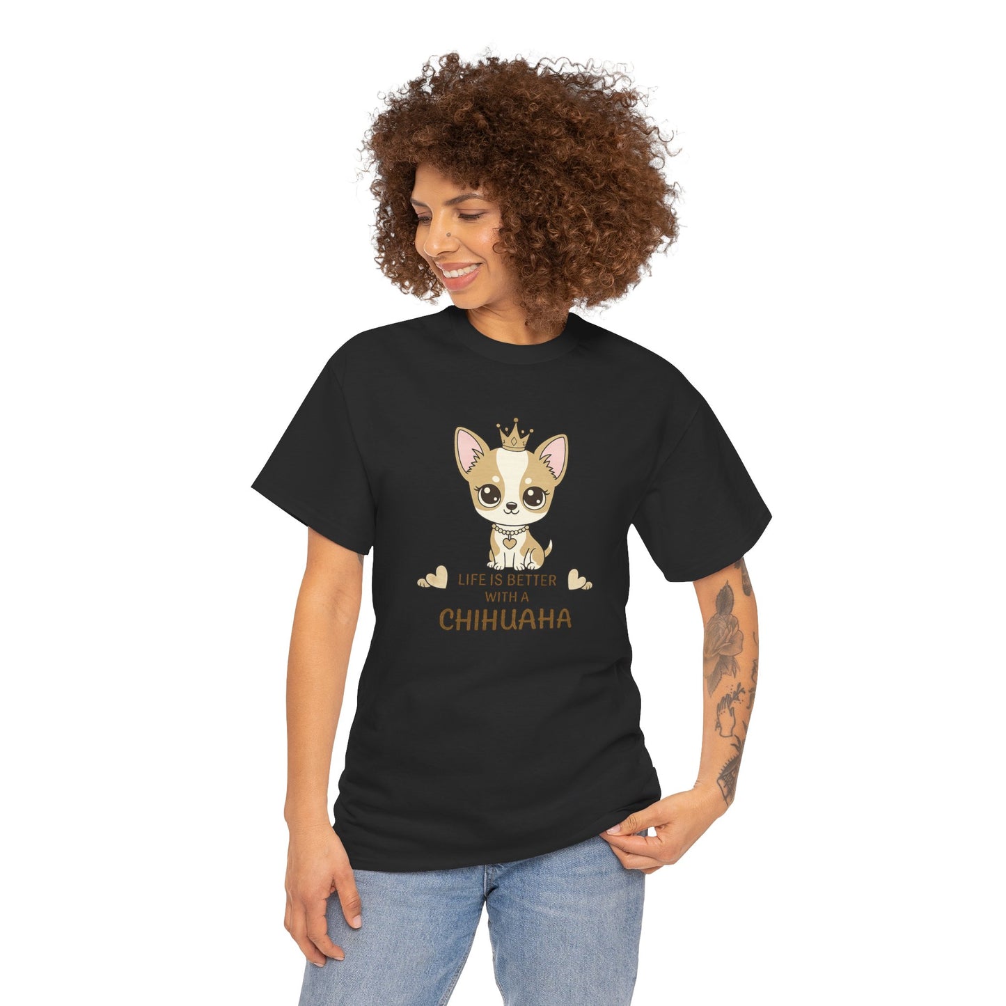 Coffee y Galletas T-Shirt — Cute Chihuahua Coffee & Cookie Design