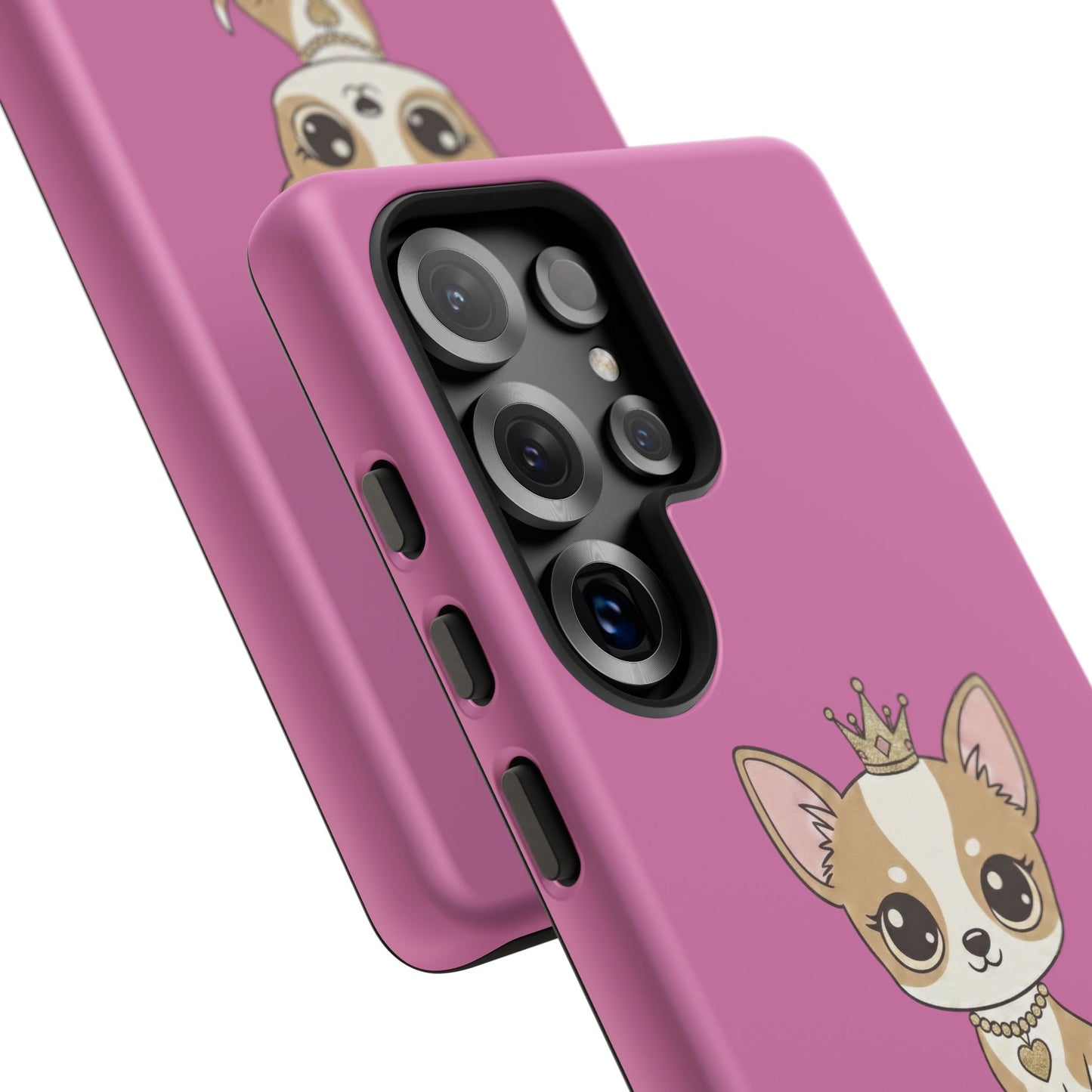 Chihuahua Phone Case — "Life Is Better With a Chihuahua" Cute Pink Protective Case
