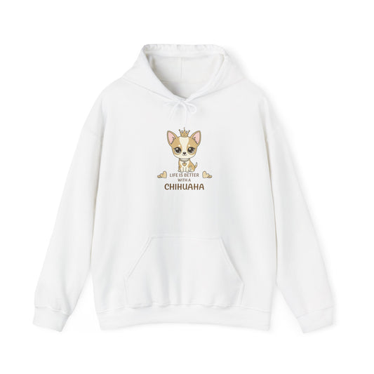 Chihuahua Crown Hoodie – Life Is Better With a Chihuahua