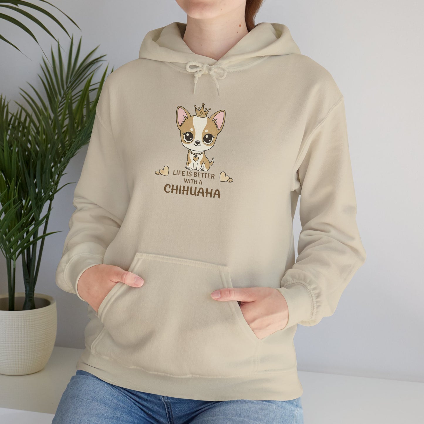 Chihuahua Crown Hoodie – Life Is Better With a Chihuahua