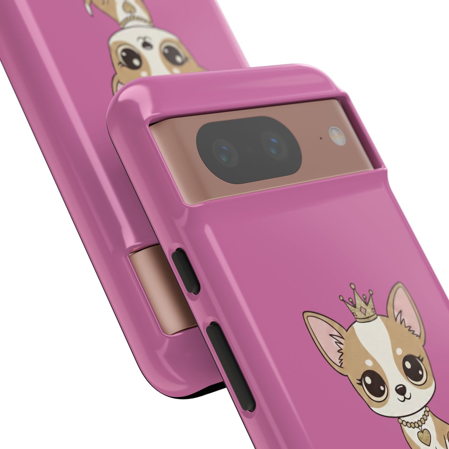 Chihuahua Phone Case — "Life Is Better With a Chihuahua" Cute Pink Protective Case