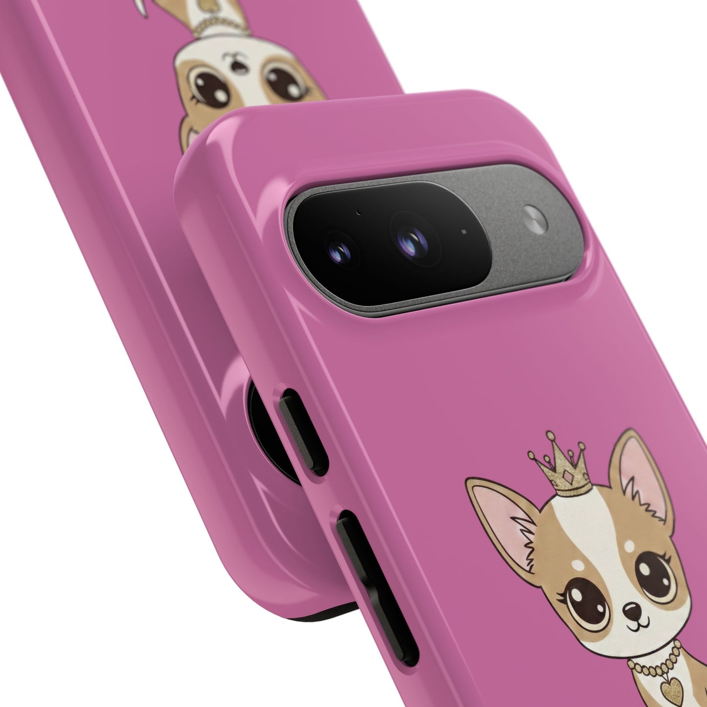 Chihuahua Phone Case — "Life Is Better With a Chihuahua" Cute Pink Protective Case