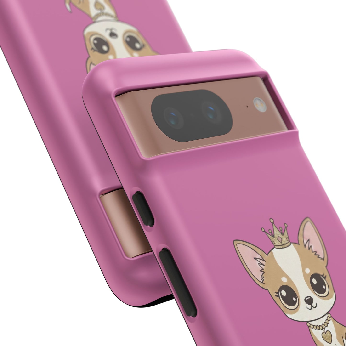 Chihuahua Phone Case — "Life Is Better With a Chihuahua" Cute Pink Protective Case