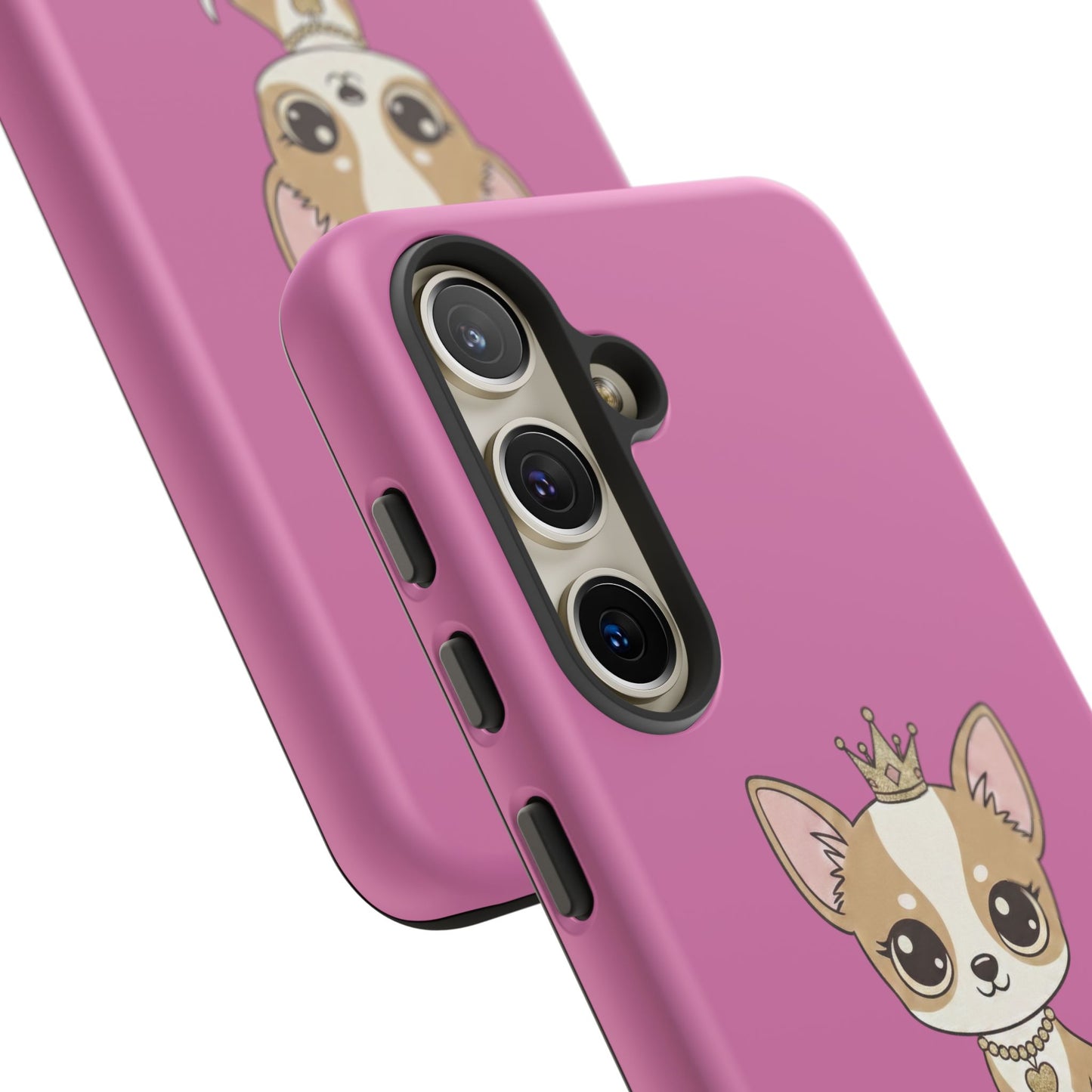 Chihuahua Phone Case — "Life Is Better With a Chihuahua" Cute Pink Protective Case
