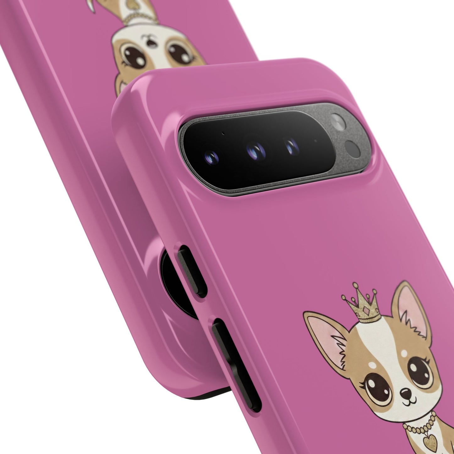 Chihuahua Phone Case — "Life Is Better With a Chihuahua" Cute Pink Protective Case