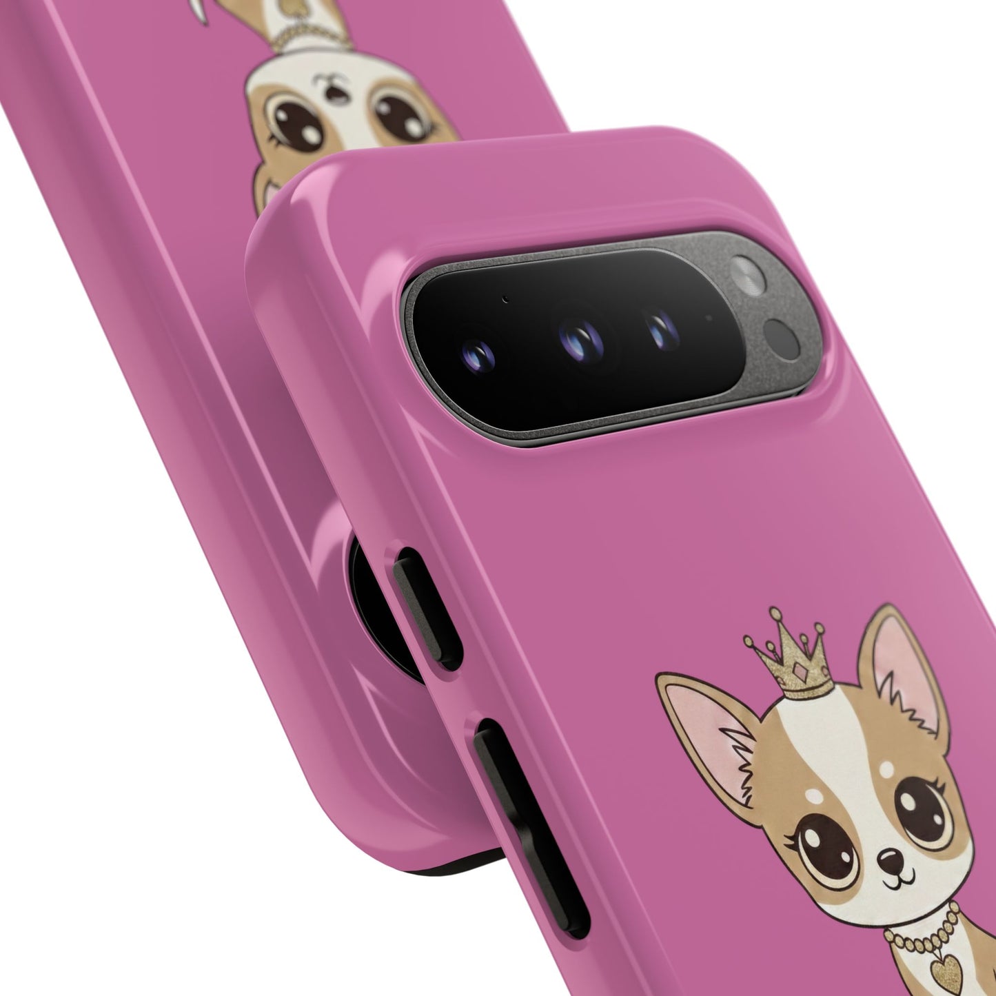 Chihuahua Phone Case — "Life Is Better With a Chihuahua" Cute Pink Protective Case