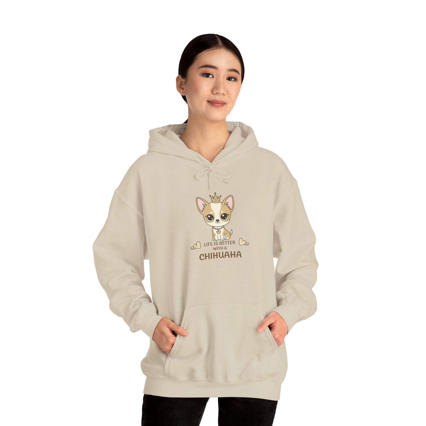 Chihuahua Crown Hoodie – Life Is Better With a Chihuahua