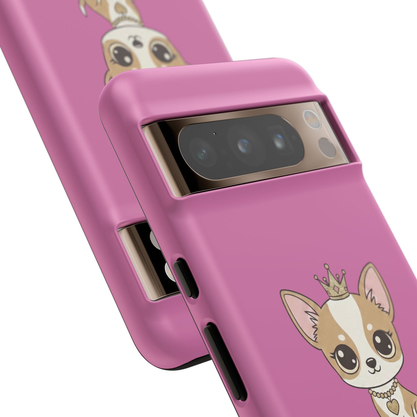 Chihuahua Phone Case — "Life Is Better With a Chihuahua" Cute Pink Protective Case