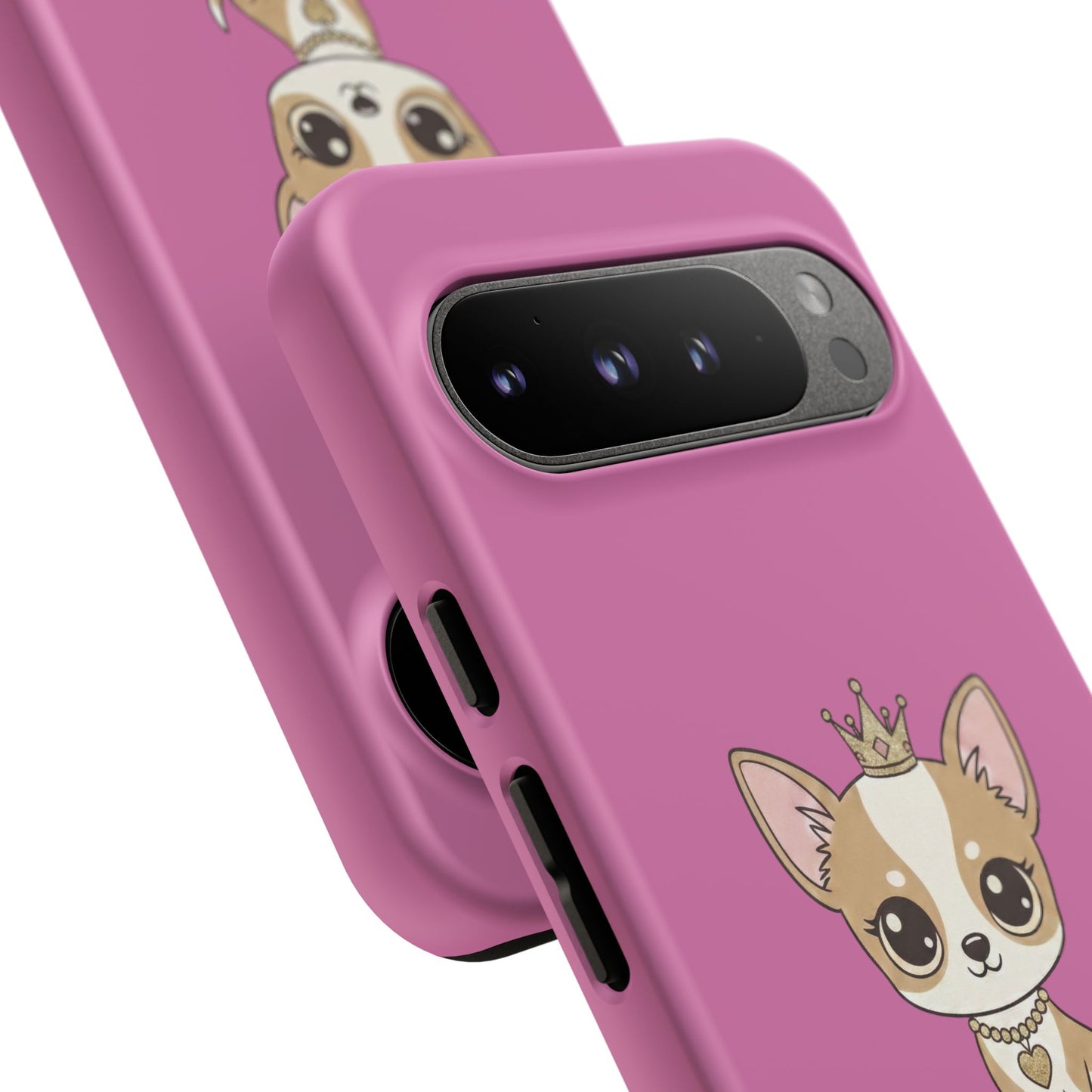 Chihuahua Phone Case — "Life Is Better With a Chihuahua" Cute Pink Protective Case