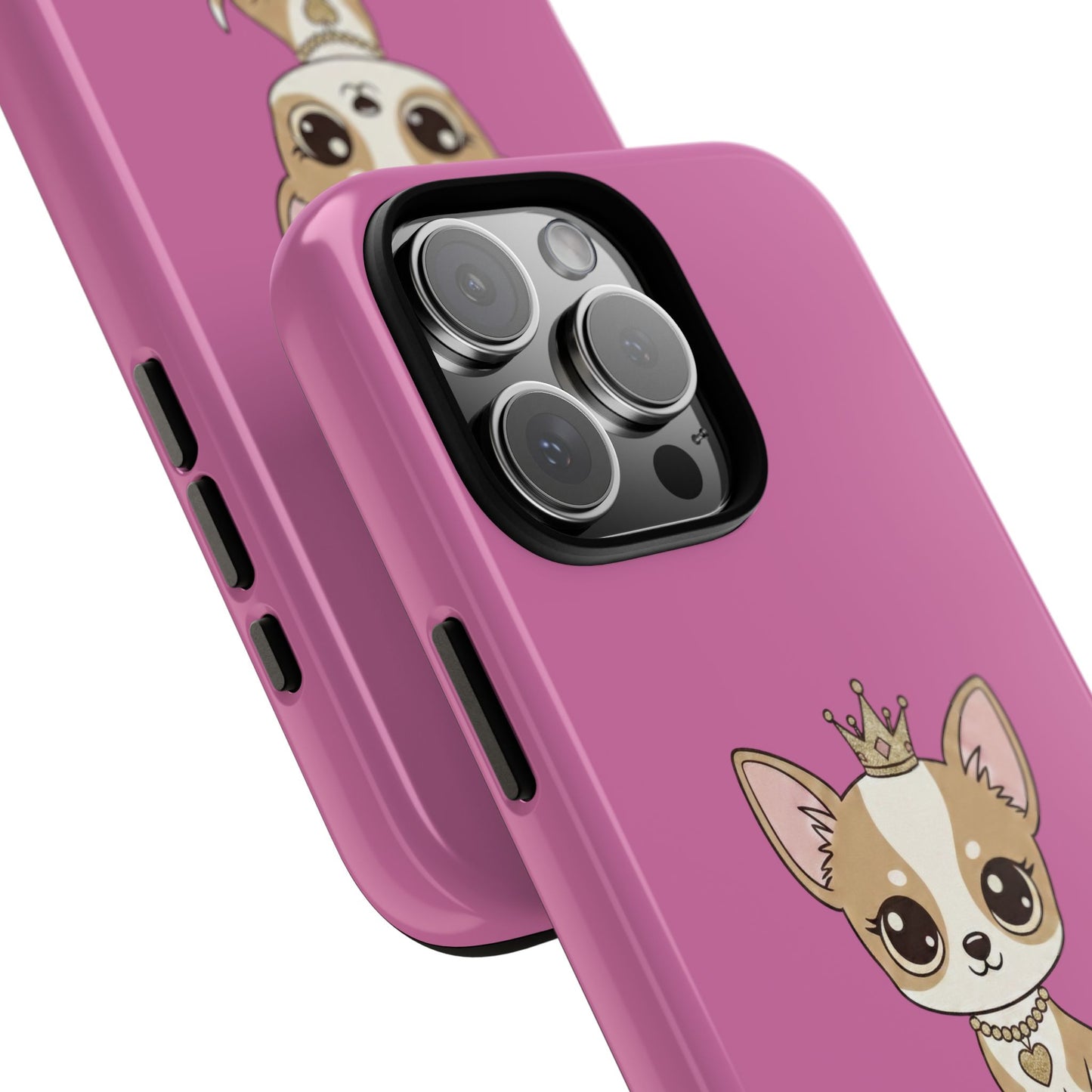 Chihuahua Phone Case — "Life Is Better With a Chihuahua" Cute Pink Protective Case