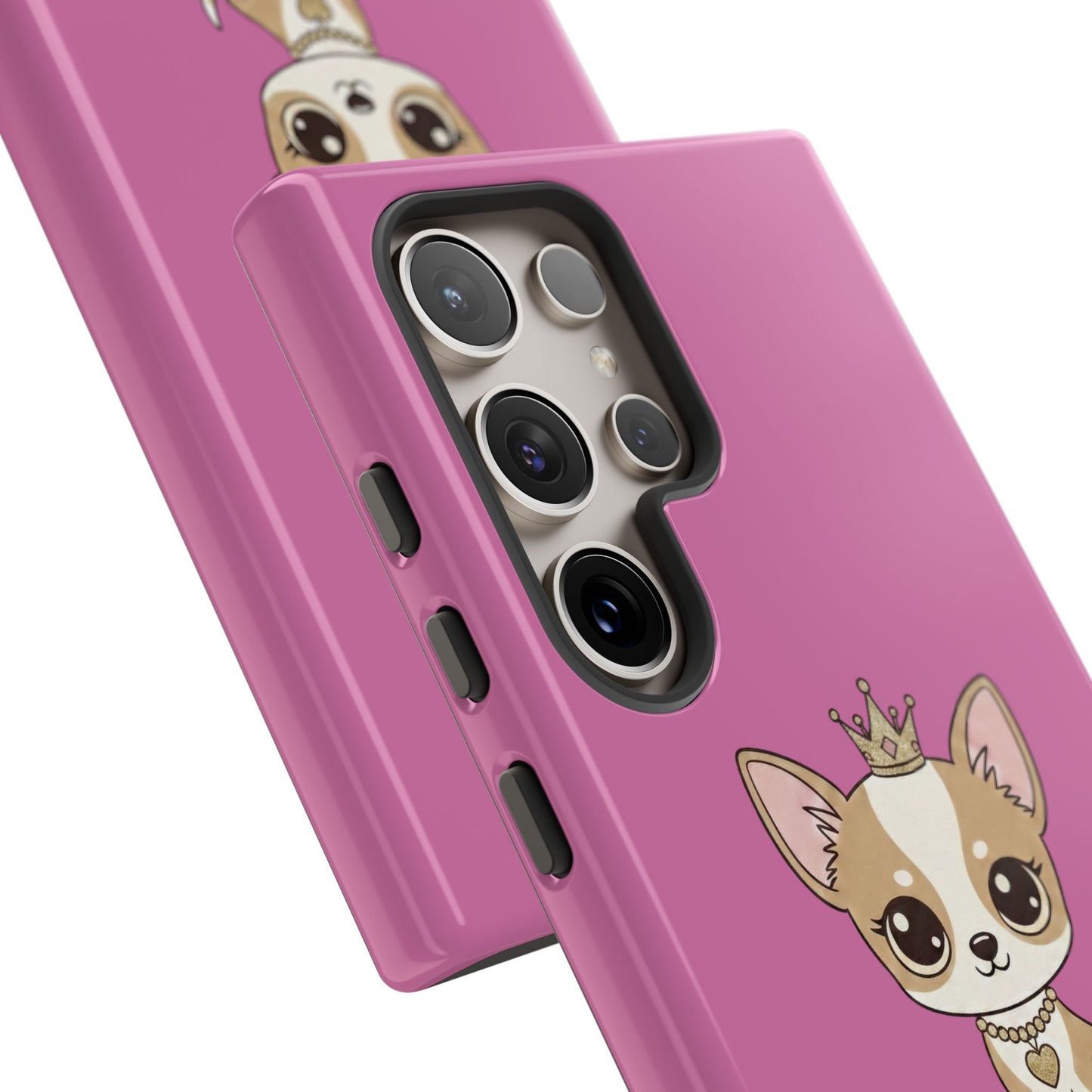 Chihuahua Phone Case — "Life Is Better With a Chihuahua" Cute Pink Protective Case