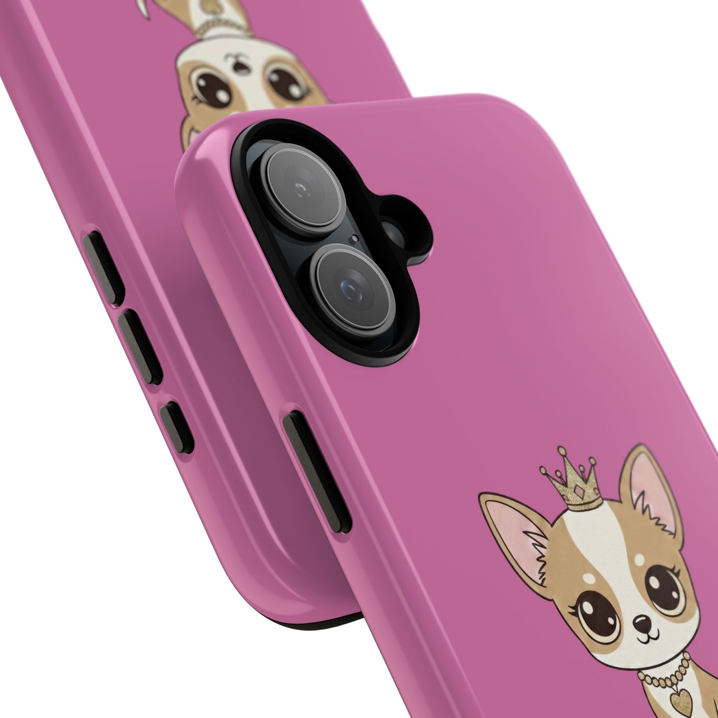 Chihuahua Phone Case — "Life Is Better With a Chihuahua" Cute Pink Protective Case